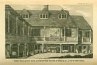Woodcut of the Talbot Inn