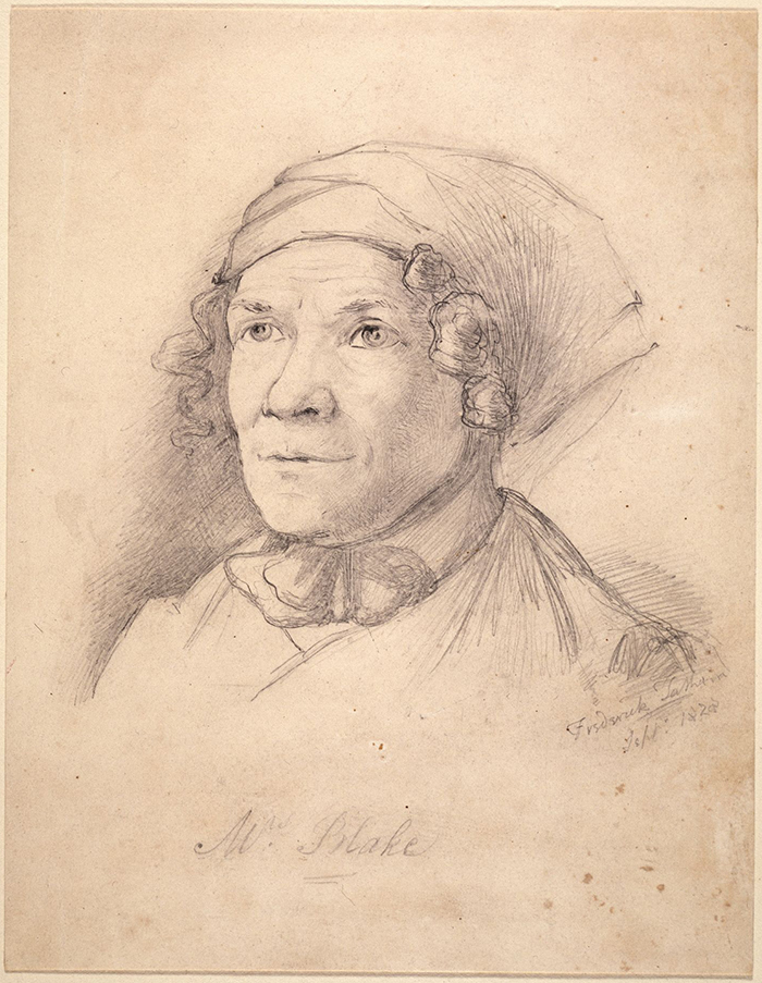Catherine Blake, drawn by Frederick Tatham, 1828