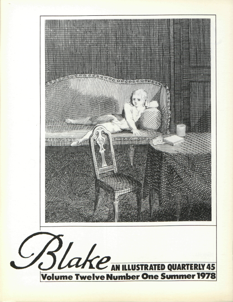 Blake
                        AN ILLUSTRATED QUARTERLY 45
                        Volume Twelve
                        Number One
                        Summer 1978