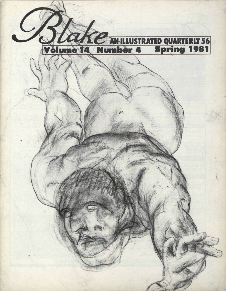 Blake
            AN ILLUSTRATED QUARTERLY 56
            Volume 14
            Number 4
            Spring 1981